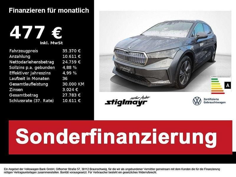 Gebraucht Skoda Enyaq iV 194 kW (265 PS) 2023 Graphitegrau metallic SUV