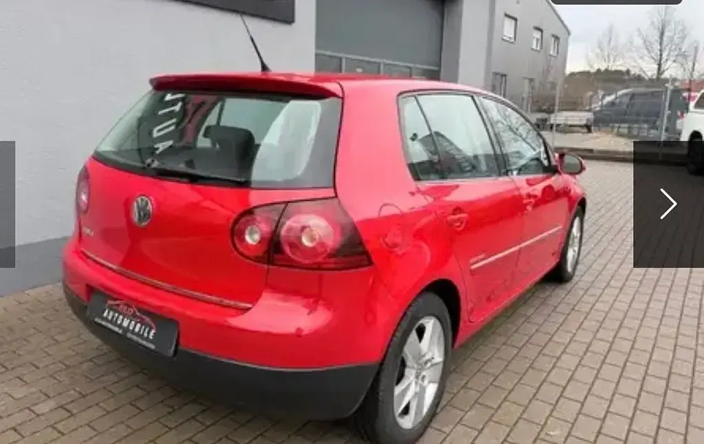 Gebraucht VW Golf VI Edition 80 PS (58 kW) 2008 Rot Kleinwagen