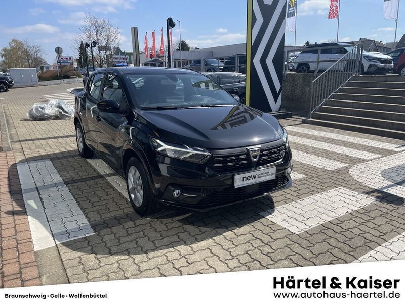 Gebraucht Dacia Sandero Comfort 91 PS (66 kW) 2021 Perlmuttschwarz (schwarz) Kleinwagen