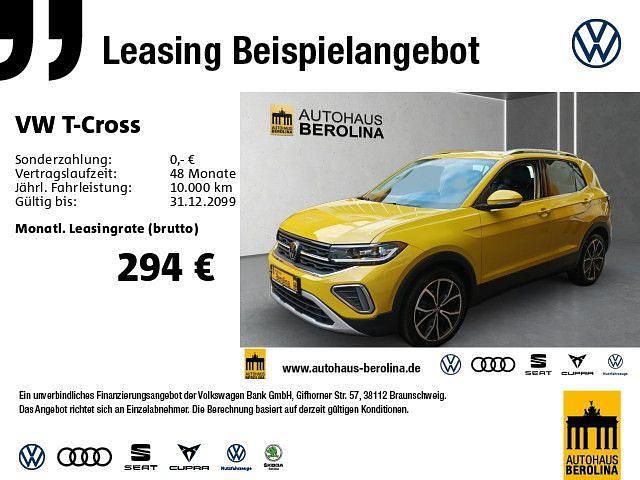 Gelb Gebraucht 2024 VW T-Cross Pro SUV | 24.444 € (Superpreis) - Bild 1/4