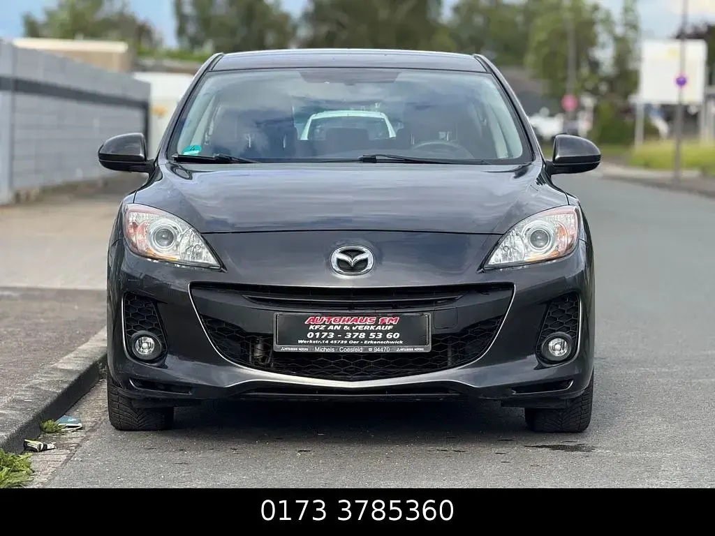 Gebraucht Mazda 3 Edition 105 PS (77 kW) 2012 Schwarz Limousine