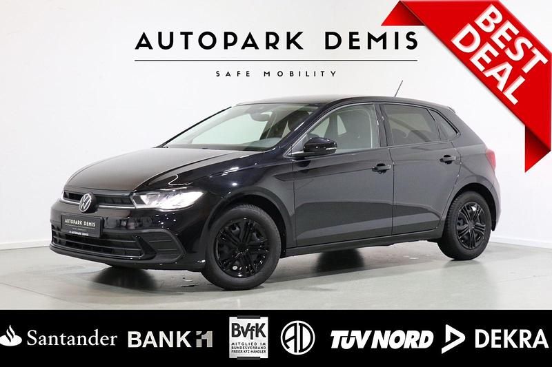Schwarz Gebraucht 2022 VW Polo Life Kleinwagen | 16.255 € (Superpreis) - Bild 1/4