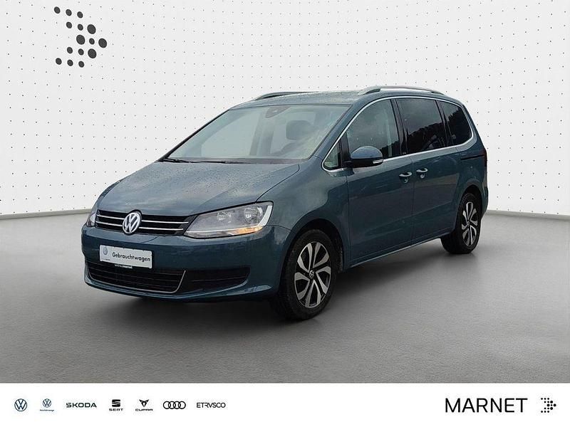 Petroleum blue metallic Gebraucht 2021 VW Sharan Active Van / Kleinbus | 28.990 € (Fairer Preis) - Bild 1/4