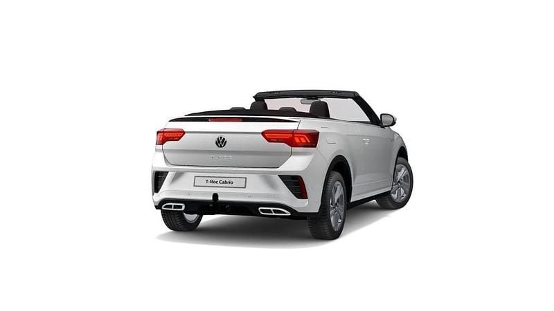 Gebraucht VW T-Roc Cabriolet R-line 150 PS (110 kW) 2023 Pure white/schwarz Cabrio