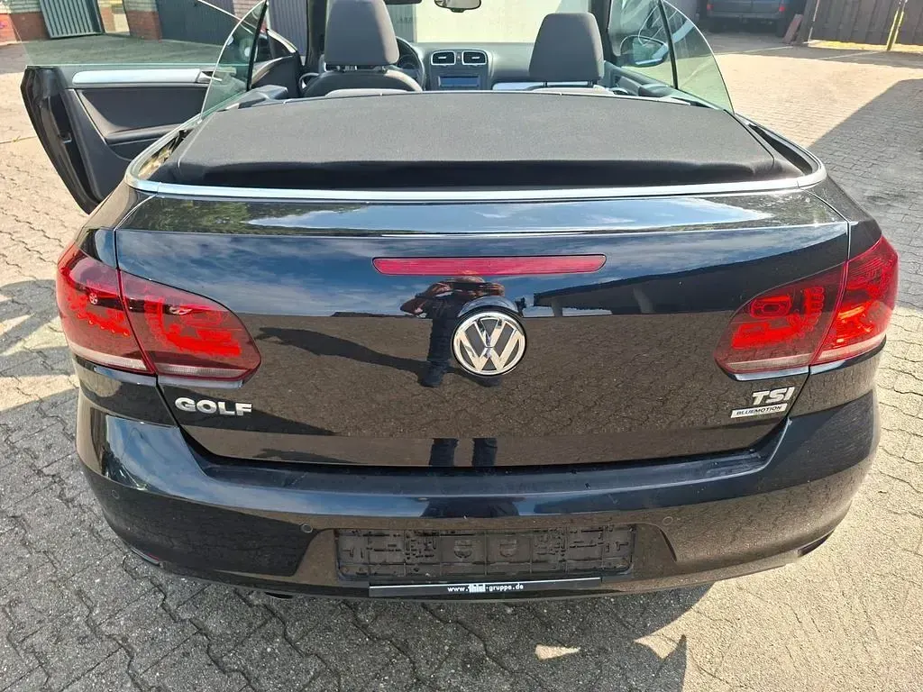 Gebraucht VW Golf Cabriolet 105 PS (77 kW) 2011 Schwarz Cabrio