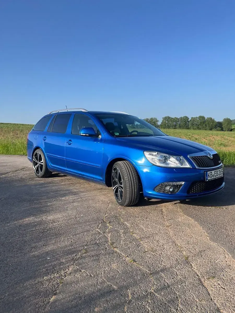 Brugt Skoda Octavia RS 200 HK (147 kW) 2012 Blå Stationcar