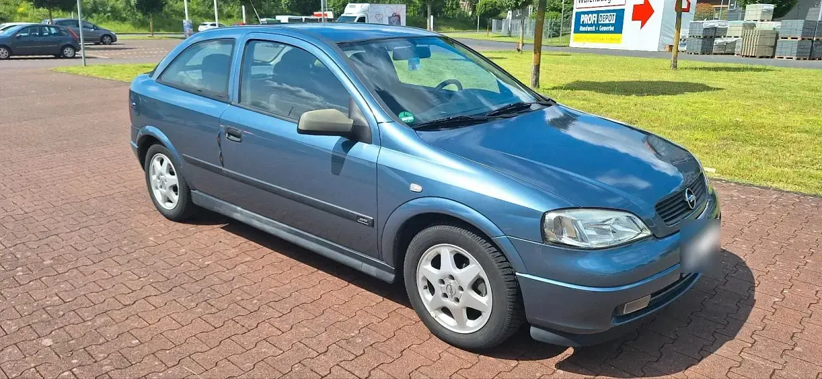 Gebraucht Opel Astra 115 PS (84 kW) 1998 Blau Coupé