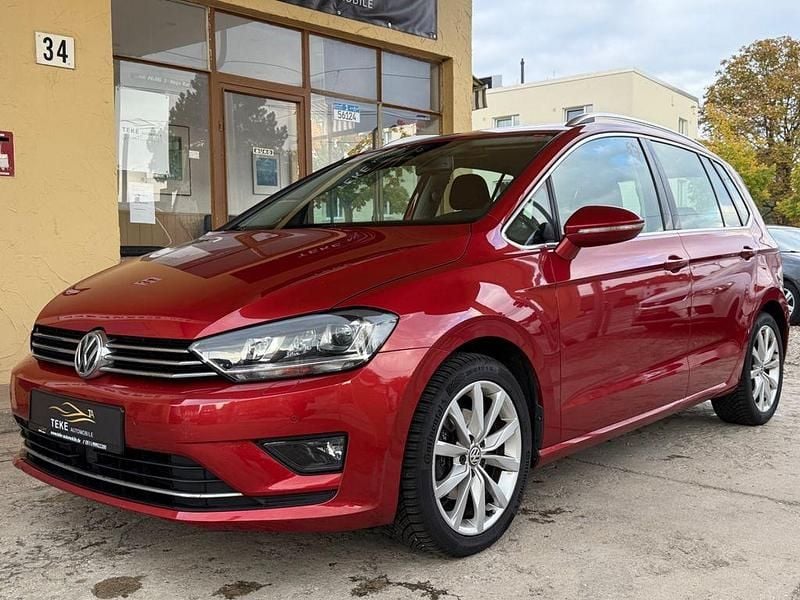 Rot Gebraucht 2015 VW Golf Sportsvan Van / Kleinbus | 10.450 € (Guter Preis) - Bild 1/4