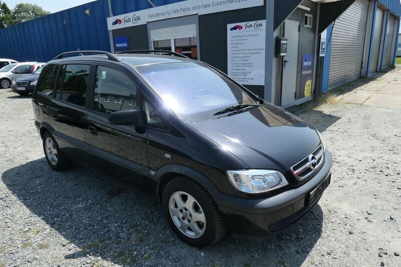 Schwarz Gebraucht 2005 Opel Zafira Njoy Van / Kleinbus | 2.990 € (Teuer) - Bild 1/4