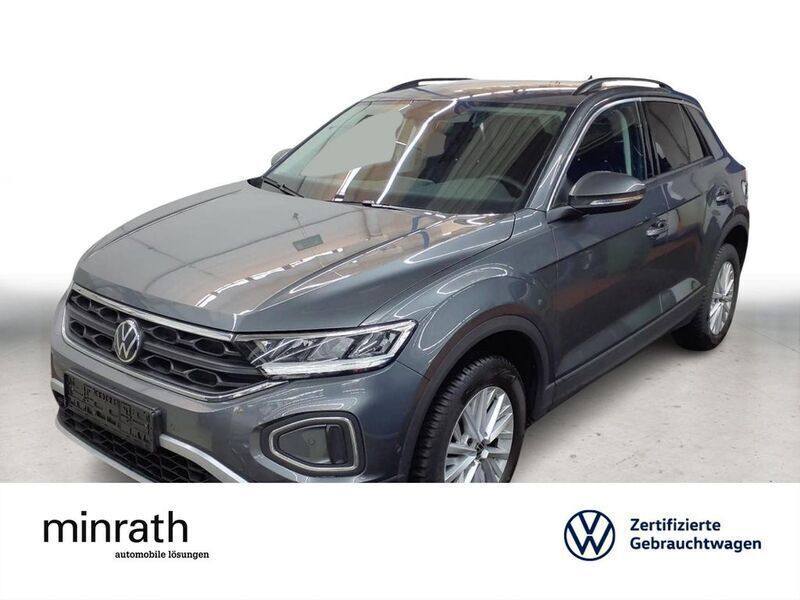 Grau Gebraucht 2024 VW T-Roc Life SUV | 21.945 € (Guter Preis) - Bild 1/4