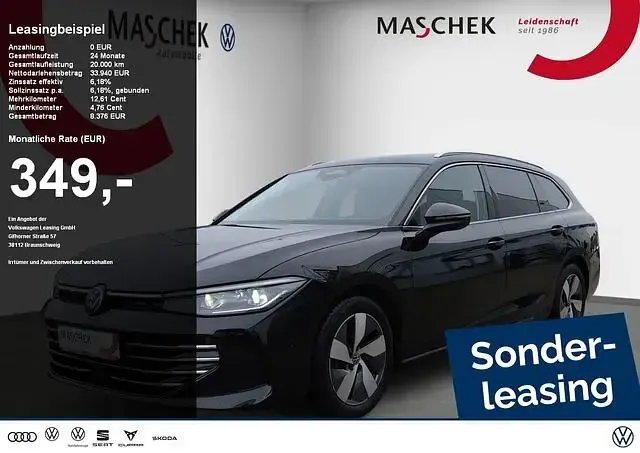 Gebraucht VW Passat Elegance 150 PS (110 kW) 2024 Grenadillschwarz Kombi