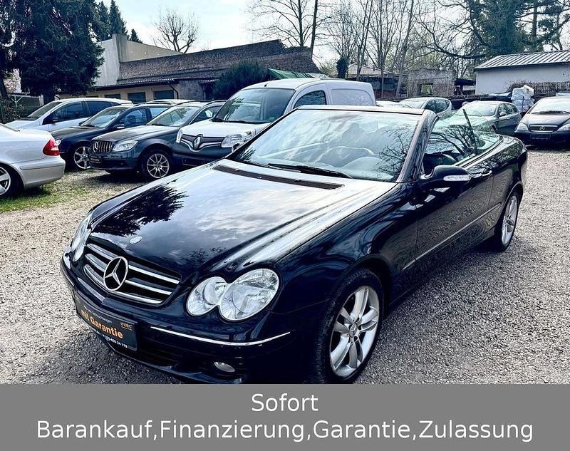 Gebraucht Mercedes CLK200 Avantgarde 163 PS (119 kW) 2006 Obsidianschwarz  metalliclack Cabrio