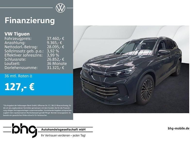 Uranograu Gebraucht 2024 VW Tiguan Elegance SUV | 37.460 € (Fairer Preis) - Bild 1/4