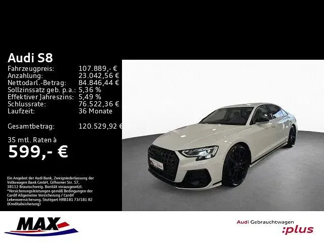 Gebraucht Audi S8 Ambiente 571 PS (419 kW) 2025 Weiß Limousine