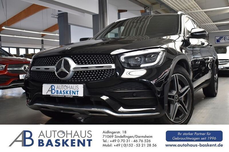 Ung. schwarz Gebraucht 2020 Mercedes GLC220 AMG line SUV | 36.980 € (Fairer Preis) - Bild 1/4