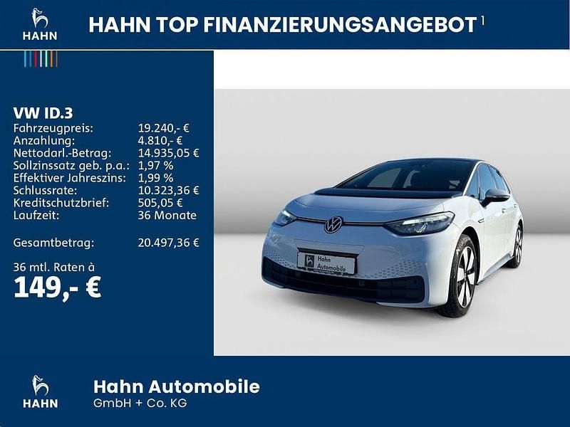Gebraucht VW ID.3 Pro 106 kW (145 PS) 2021 Weiß Kleinwagen