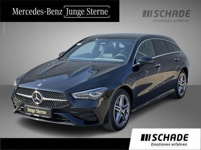 Schwarz Gebraucht 2023 Mercedes CLA250e Shooting Brake AMG line Kombi | 33.350 € - Bild 1/4