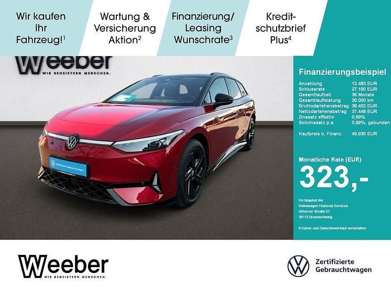 Rot Gebraucht 2024 VW ID.7 GTX Limousine | 49.930 € (Fairer Preis) - Bild 1/4