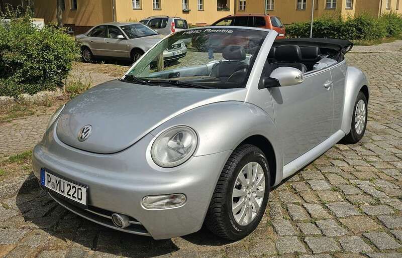 Silber Gebraucht 2004 VW Beetle Cabrio | 2.999 € (Fairer Preis) - Bild 1/4