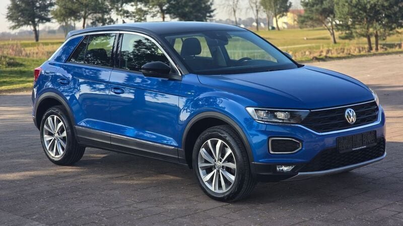 Ravennablau metallic Gebraucht 2018 VW T-Roc Style SUV | 17.980 € (Fairer Preis) - Bild 1/4