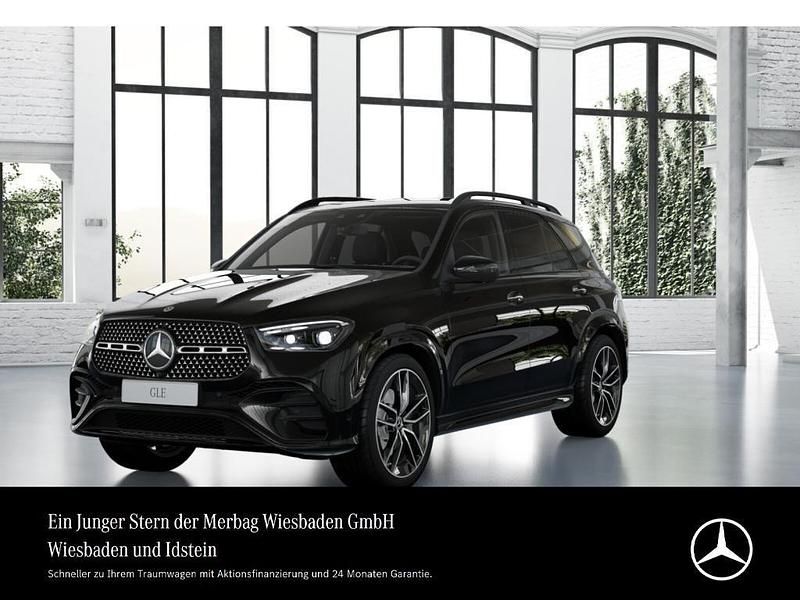 Obsidianschwarz Gebraucht 2023 Mercedes GLE450 AMG AMG line SUV | 84.890 € (Superpreis) - Bild 1/4