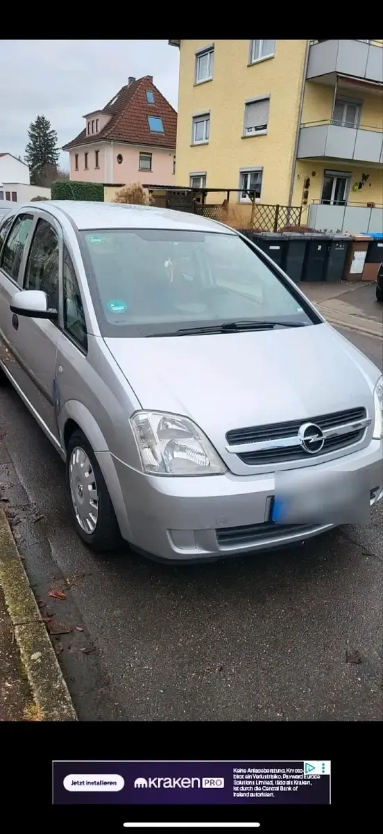 Używany Opel Meriva 101 KM (74 kW) 2005 Srebrny Minivan