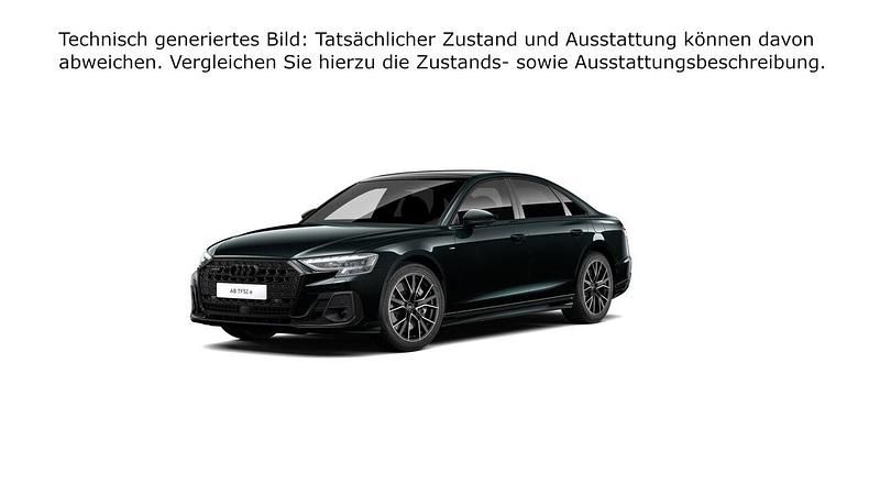 Mythosschwarz metallic (metallic) Gebraucht 2022 Audi A8 Ambiente Limousine | 62.990 € (Etwas zu teuer) - Bild 1/4