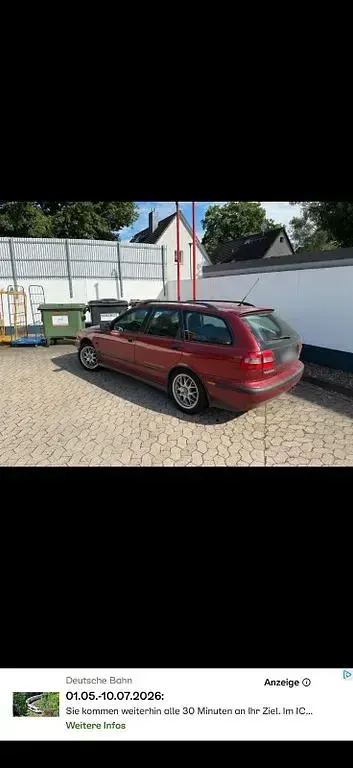 Gebraucht Volvo V40 122 PS (89 kW) 2000 Rot Kombi