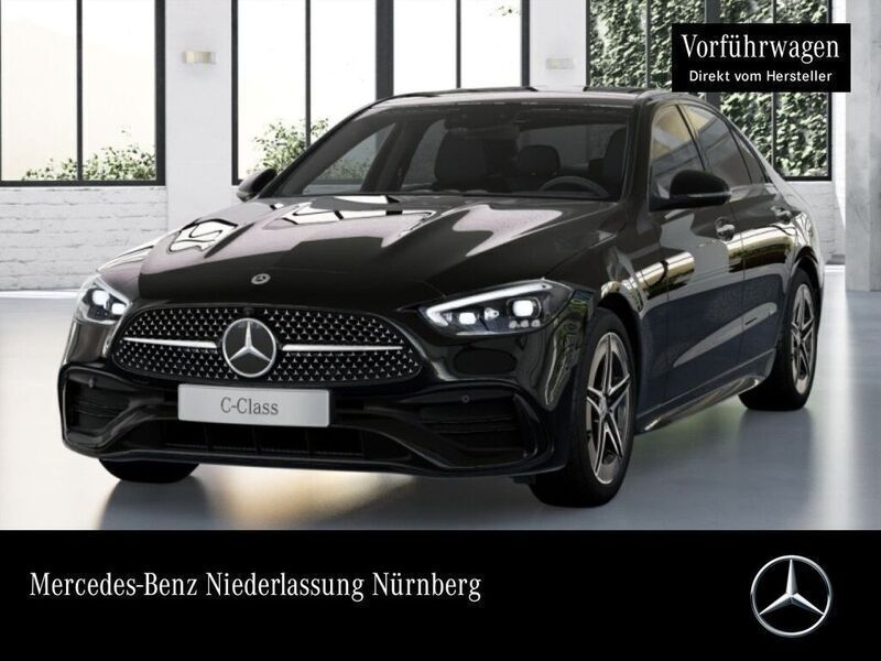 Schwarz Gebraucht 2023 Mercedes C300e AMG Limousine | 53.890 € - Bild 1/4