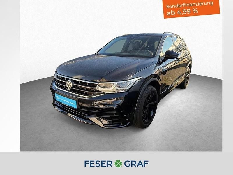 Deep black perleffekt Gebraucht 2025 VW Tiguan Allspace R-line SUV | 37.450 € (Superpreis) - Bild 1/4