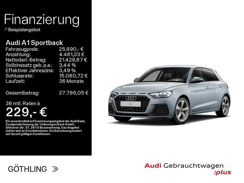 Gebraucht Audi A1 Sportback Advanced 116 PS (85 kW) 2025 Grau Kleinwagen