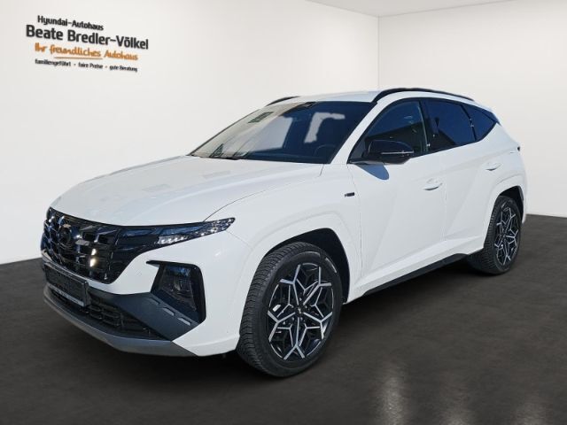 Atlas white / sol Gebraucht 2024 Hyundai Tucson N Line SUV | 37.490 € (Fairer Preis) - Bild 1/4