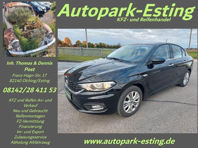 Schwarz Gebraucht 2017 Fiat Tipo Lounge Limousine | 8.980 € (Superpreis) - Bild 1/4