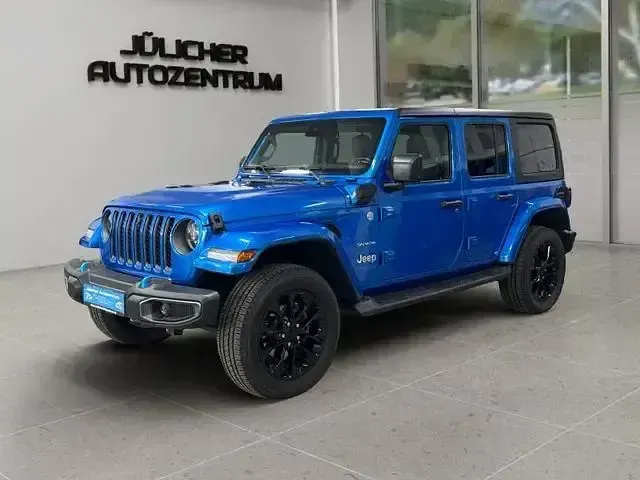 Gebraucht Jeep Wrangler Unlimited Sahara 381 PS (280 kW) 2022 Blau SUV