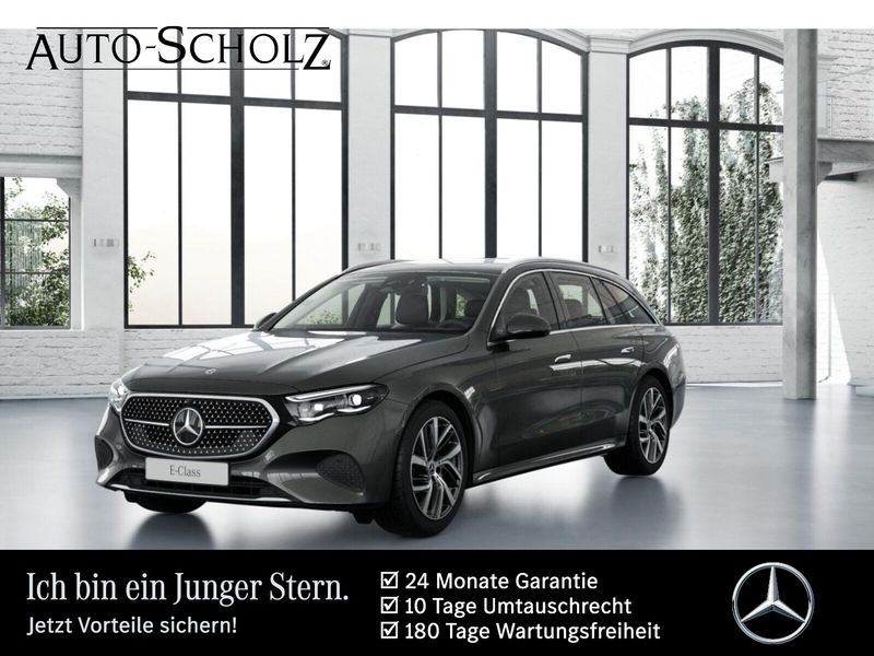Metalliclack graphitgrau Gebraucht 2024 Mercedes E220 Avantgarde Kombi | 54.375 € - Bild 1/3