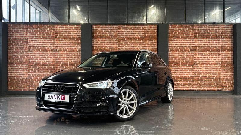 Schwarz Gebraucht 2016 Audi A3 Sportback S-Line Limousine | 13.999 € (Fairer Preis) - Bild 1/4