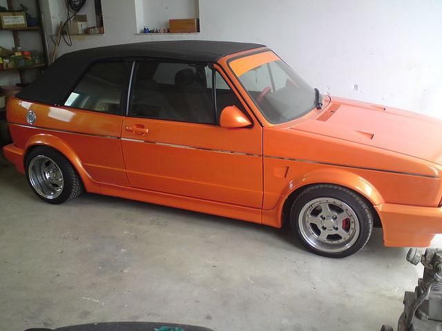 Gebraucht VW Golf Cabriolet 105 PS (77 kW) 1991 Orange Cabrio