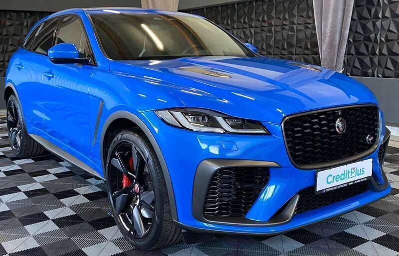 Blau Gebraucht 2021 Jaguar F-Pace SVR SUV | 67.990 € (Teuer) - Bild 1/3