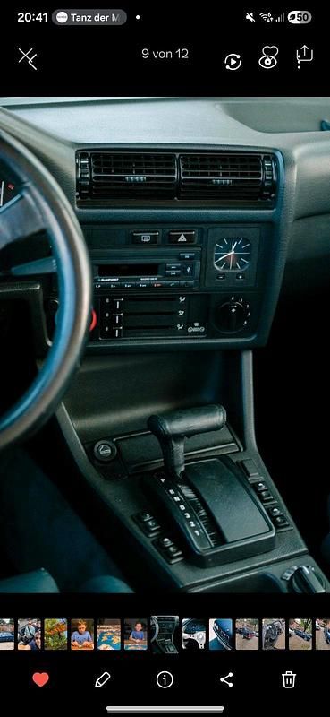 Brugt BMW 320 1988 Blå Cabriolet