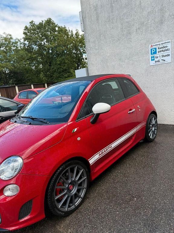 Rot Gebraucht 2014 Abarth 595 Turismo Kleinwagen | 12.400 € (Guter Preis) - Bild 1/4
