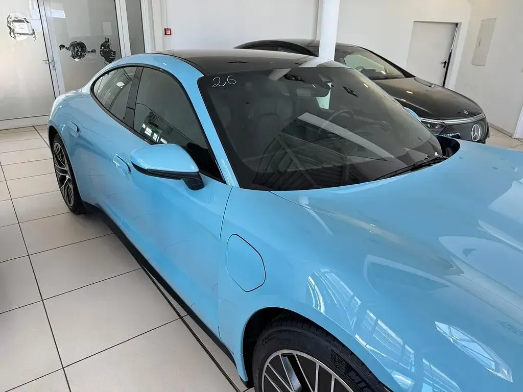 Gebraucht Porsche Taycan 4S 419 kW (571 PS) 2021 Blau Limousine