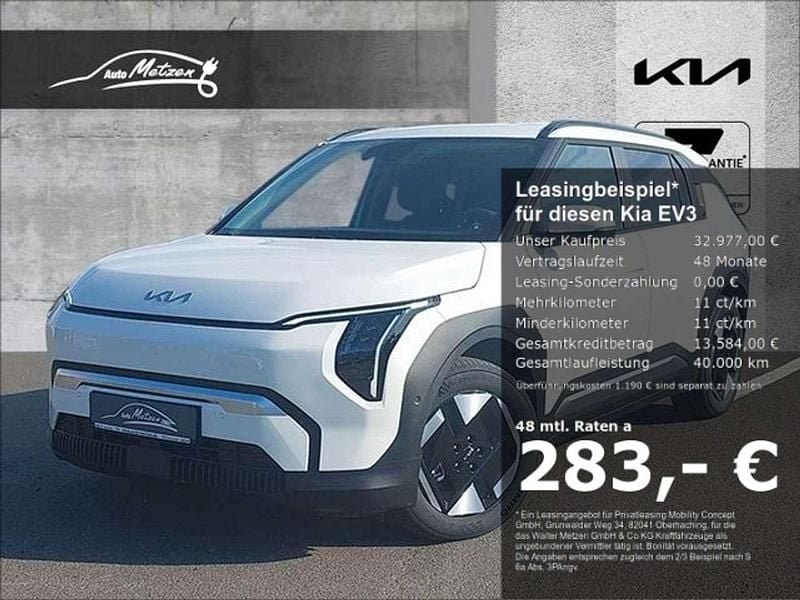 Schneeweiss Gebraucht 2025 Kia EV3 3 SUV | 32.977 € (Superpreis) - Bild 1/4