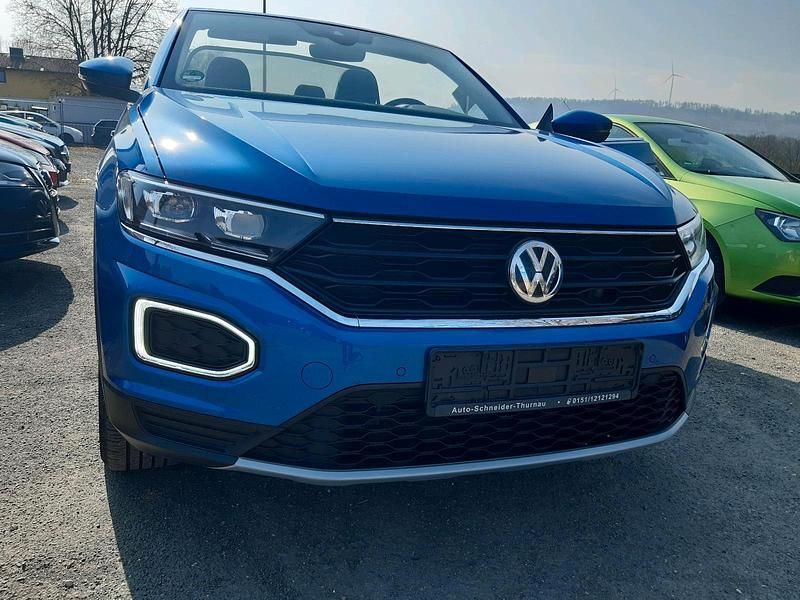 Gebraucht VW T-Roc Cabriolet 150 PS (110 kW) 2020 Blau Cabrio