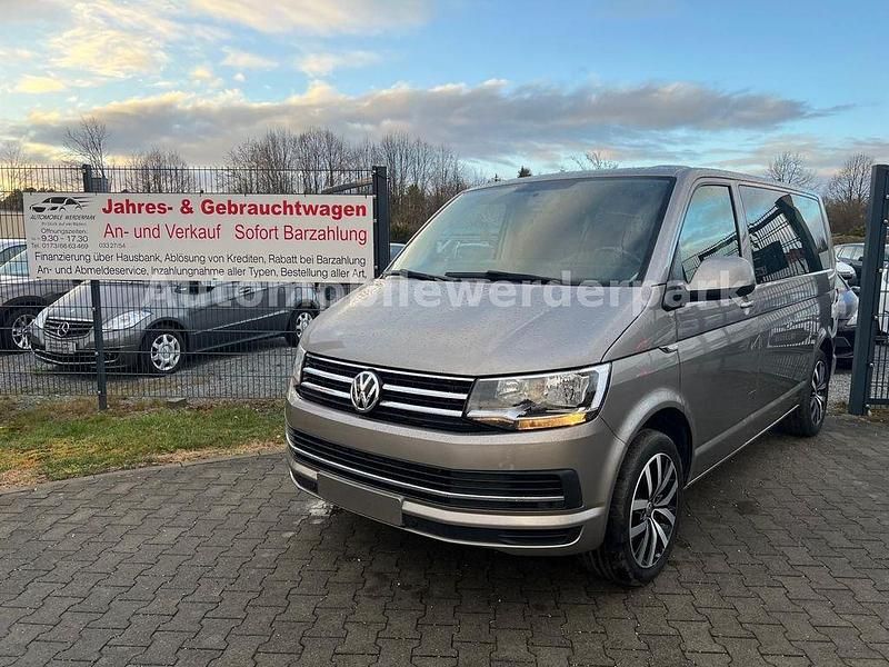 Mojave beige metallic Gebraucht 2016 VW T6 Trendline Van | 26.499 € - Bild 1/4