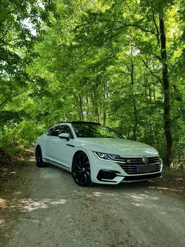 Weiß Gebraucht 2020 VW Arteon R-line Limousine | 32.690 € (Teuer) - Bild 1/4