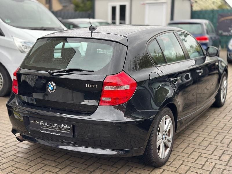 Brugt BMW 116 Efficient Dynamics 122 HK (89 kW) 2010 Sort Hatchback