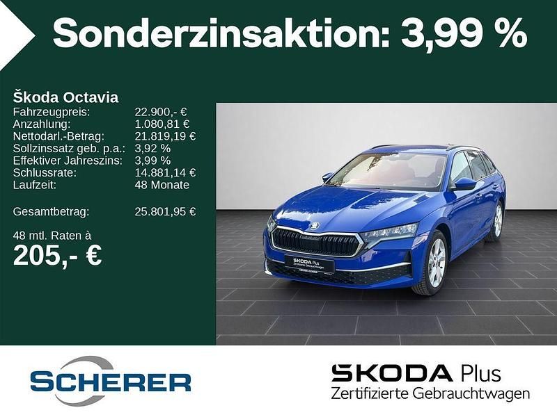 Energyblau Gebraucht 2024 Skoda Octavia Selection Kombi | 22.900 € (Superpreis) - Bild 1/4