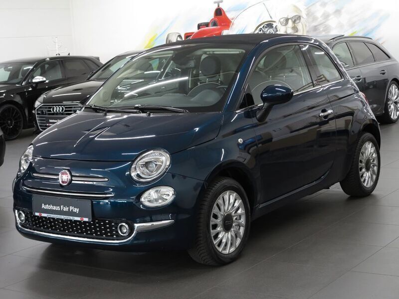 Dipinto di blu Gebraucht 2016 Fiat 500C Lounge Cabrio | 11.190 € (Fairer Preis) - Bild 1/4