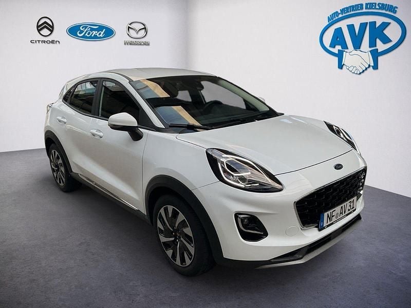 Weiß Gebraucht 2024 Ford Puma Titanium SUV | 19.990 € (Superpreis) - Bild 1/4