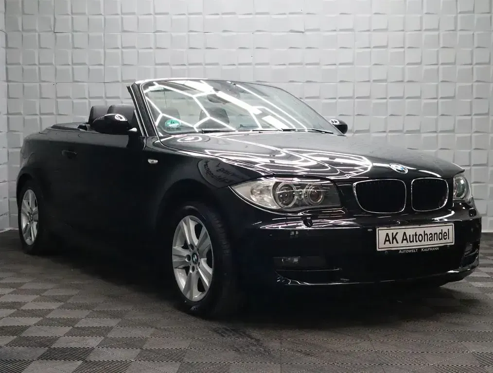 Gebraucht BMW 120 Cabriolet Advantage 170 PS (125 kW) 2008 Schwarz Cabrio